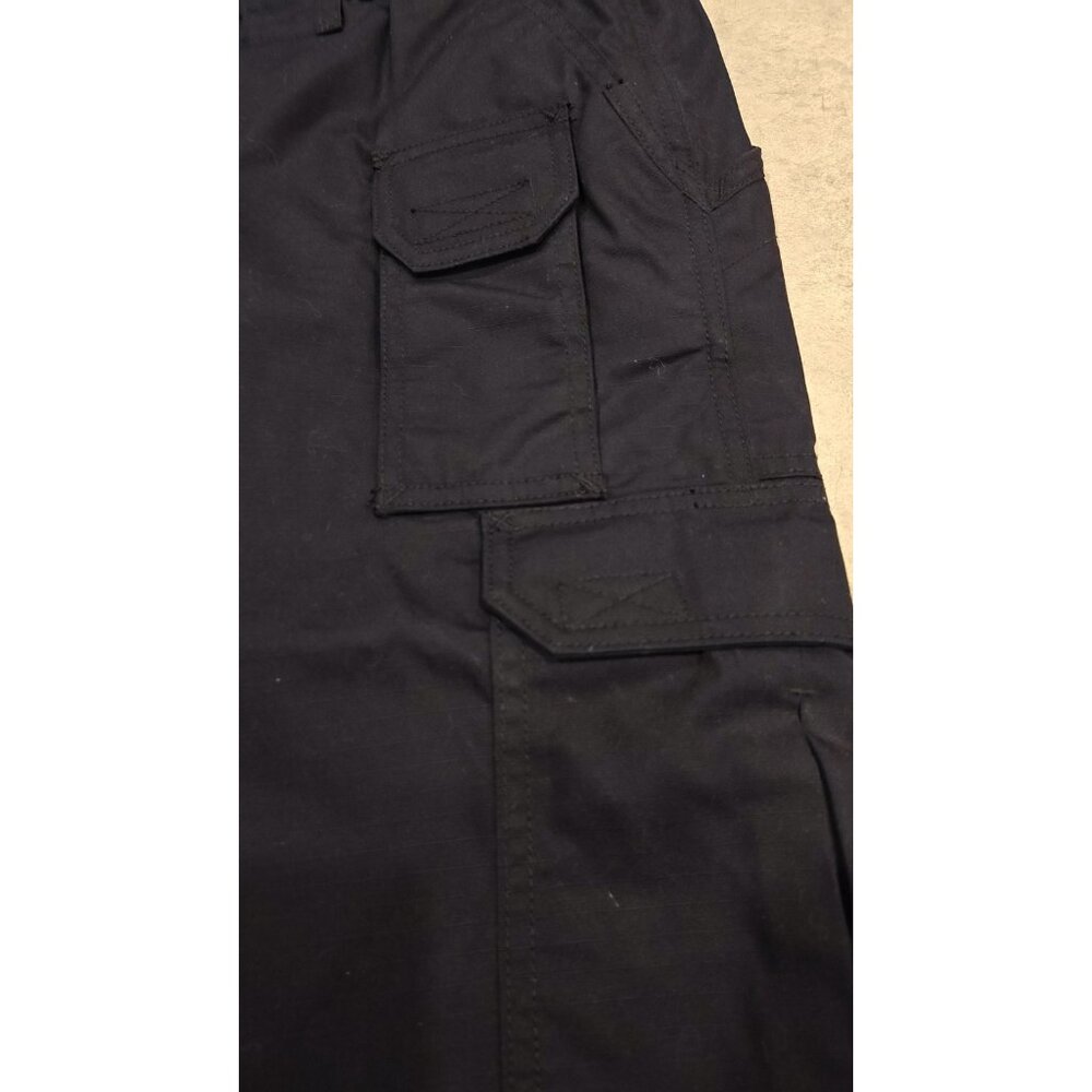 5.11 Tactical Women's Black Straight-Leg Cargo Pants - Picture 3 of 11